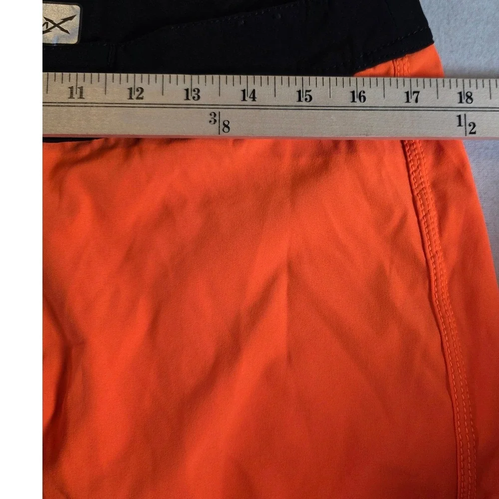 Billabong Platinum X PX3 Men 34 Bright Orange Performance Stretch Board Shorts
